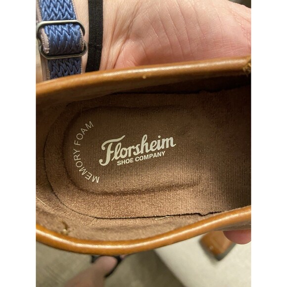Florsheim Kids Saddle Tan Penny Loafers Memory Foam size 4M - Picture 6 of 8